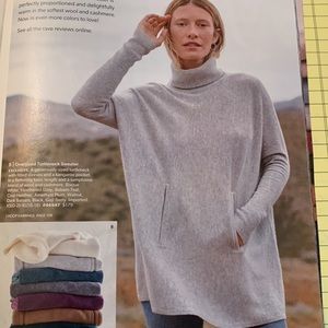 Garnet Hill Oversized Turtleneck Sweater